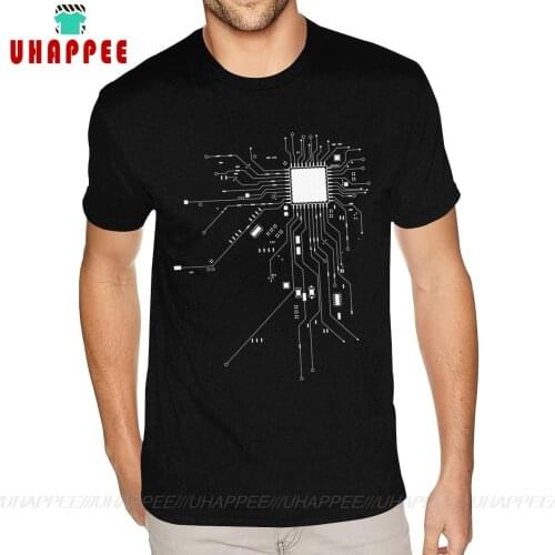 90s Computer CPU Core Heart GEEK Nerd Freak Hacker PC Gamer Tees Custom Short Sleeve Christmass Boyfriends 3XL Black T-shirt