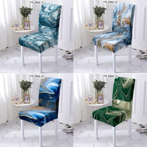 Colored marble chair covers wedding chair covers living room office chair cover dinning chair recliner chair cover home decor