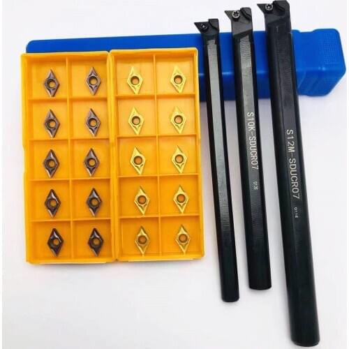DCMT070204 carbide inserts for S08K SDUCR07 S10K SDUCR07 S12MSDUCR07 S14N-SDUCR07 S16Q-SDUCR07 internal turning tool holder
