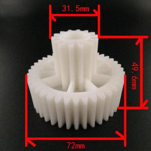 Meat Grinder Parts Gear Plastic Gear Teeth 40/14 Gear Diameter 31.5/72mm Bore Diameter 16mm New Unused Free Shipping