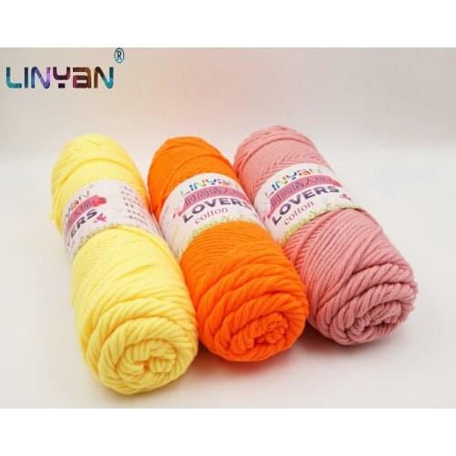 3pcs/lot Baby wool yarn Crochet thread Lovers Cotton thread Natural milk cotton 3mm thick yarn for knitting Hand knitting ZL4