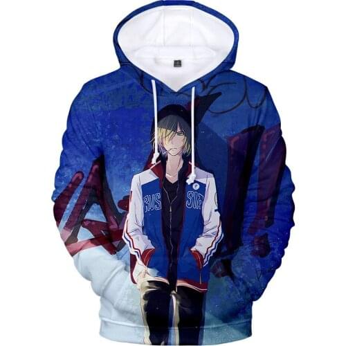 3 to 16 years kids hoodie Anime YURI on ICE 3D boy girl Hoodies Men Women Fashion Sweatshirt Sportwear Anime Hoodies