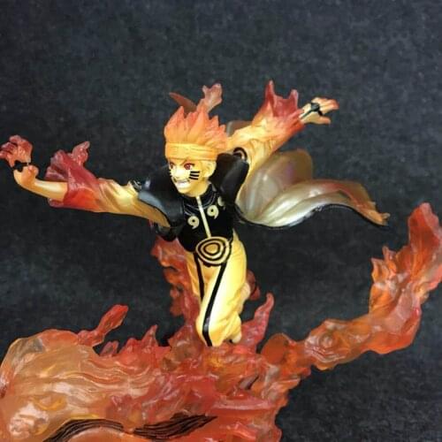 Naruto Action Figure 200mm PVC Toy Anime Nartuo Shippuden Uzumaki Naruto Kurama Collection Figurine Toy Gifts