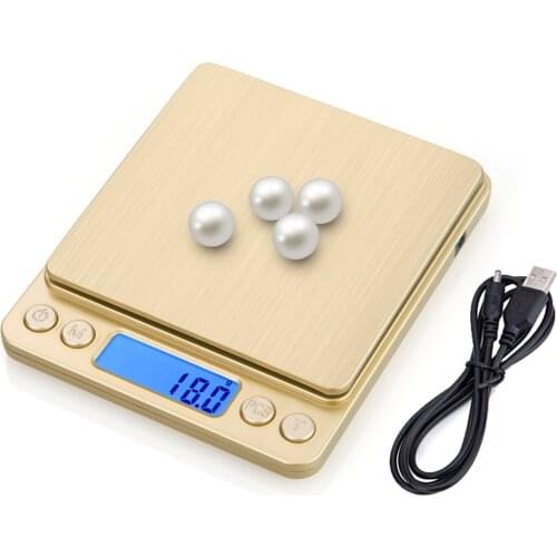 USB powered Digital Kitchen Scale Mini Pocket weighing Food scale for Cooking Baking High Accuracy Jewelry Electronic Scale