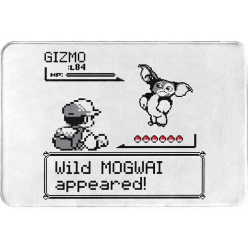Gremlins Mogwai Gizmo Film Non-slip Doormat Kitchen Mat Wild Appeared Floor Carpet Entrance Door Rug Indoor Decorative
