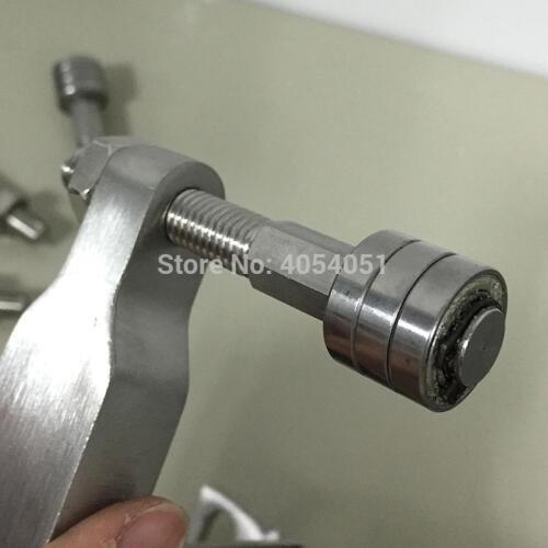 Cold storage sliding door roller side rail stainless steel pulley translation door freezer anti-collision limit Guide wheel