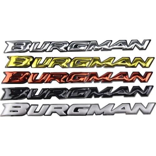 KODASKIN Motorcycle 3D Raise Burgman Stickers Decals Emblem for Suzuki Burgman AN125 AN200 AN400 AN650