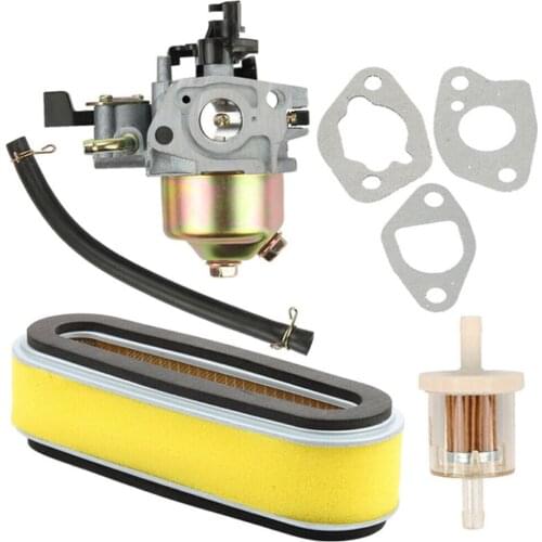 Carburetor Kit Air Filter Fuel Line Gaskets Replacements For Honda GXV120 GXV140 GXV160 HR194 HR195 HR214 HR215 HR216 Engine