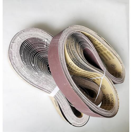 10 pieces 50x1220mm A/O Abrasive Sanding Belts 2"*48" P60-600 Coarse to Fine Grinding Belt Grinder Accessories