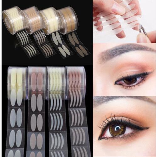 600pcs Instant Invisible Upper Double Eyelid Lift Strip Tape Stickers Adhesive Eyelid Paste Beauty Tool