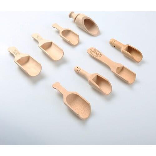 Tea spoon milk spoon green no paint bath salt salt small wooden bamboo root dry photography props background