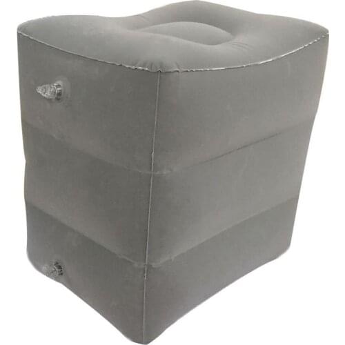 Inflatable Car Footrest Yoga Pad Travel Air Pillow Cushion Car Airplane Sleeping Bed