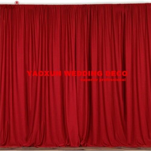 Wholesale Price Panel Poly Wedding Backdrop Curtain Seamless Backdrops Stage Background Event Party Decoration
