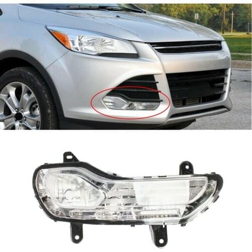 Front Right Side Fog Light Fog Lamp (No Bulbs) Fit for Ford Kuga Escape 2013-16