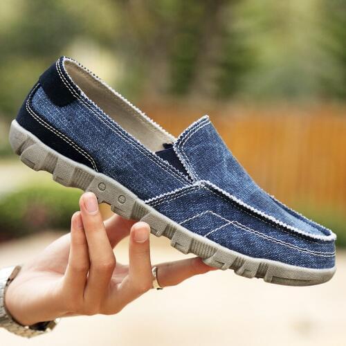 Casual shoes summer tennis sports Korean trend low-top shoes mens non-slip breathable driving shoes student shoes canvas shoes