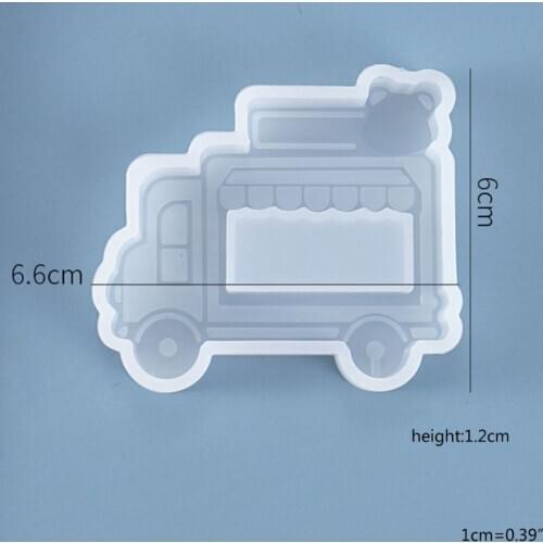 DIY Resin Crystal Epoxy Quicksand Mold Pendant Jewelry Casting Silicone Mould