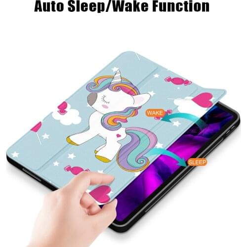 Adjust Stand Shell for IPad Air 4 2020 Auto Sleep Wake Tablet Case for IPad Pro 11 12.9 Inch 2021 2020 2018 Cover with Pen Slot