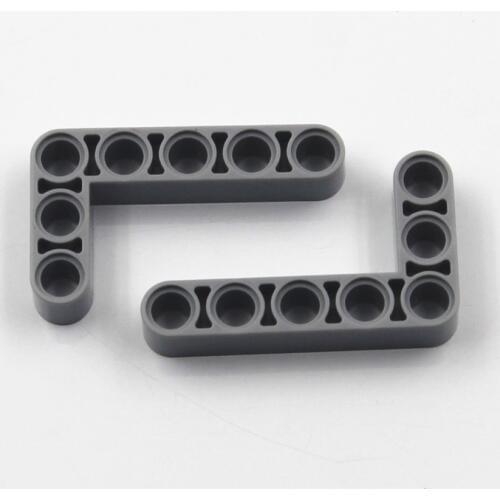 Self-Locking Bricks MOC Building Blocks 10PCS grey TECHNIC ANG. BEAM 3X5 90DGE compatible with Lego technic parts NOC4144022