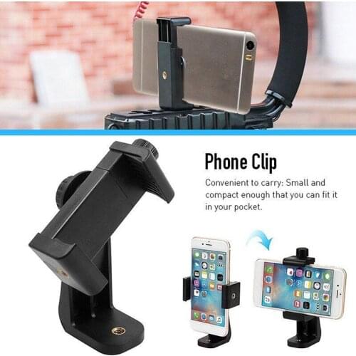 1pcs Universal Smartphone Tripod Adapter Cell Phone Holder Mount For Phone Camera