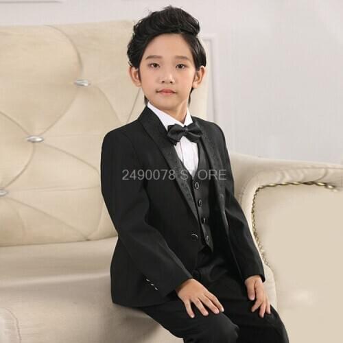 Kids Suits Suit for Boy Jackets Vest Pants 3pcs Costume Boys Suit for Weddings Enfant Garcon Mariage Boys Blazer Jogging Garcon