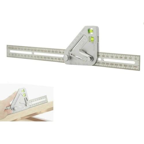 350mm Multi-function Woodworking Triangle Ruler Angle Ruler Revolutionary Carpentry Tool Measuring Tool