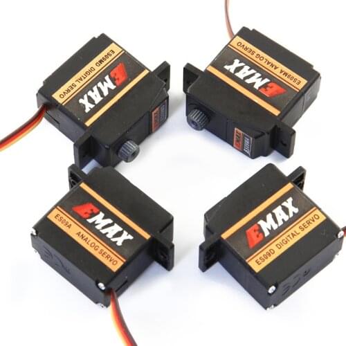 4pcs EMAX ES09A ES09D ES09MA ES09MD Servo Dual-Bearing Specific Swash For Trex 450 RC Helicopters