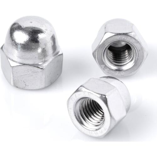 5/50pcs Acorn Cap Nut M3 M4 M5 M6 M8 M10 M12 M14 M16 M18 Stainless Steel Decorative Cap Nuts Caps Covers
