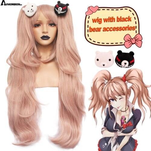 ANOGOL Pink Wigs