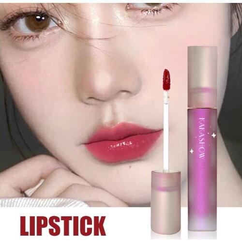 6 Colors Velvet Lipstick Vivid Colour Non-Stick Cup Long Lasting Lip Glosses for Women Girl MA