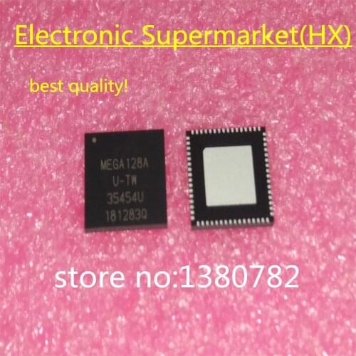 Free Shipping 10pcs/lots ATMEGA128A-MU ATMEGA128A QFN64 IC In stock