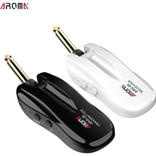5.8GHz Guitar Wireless System Audio Transmission with 5.8G Transmitter Receiver Built-in Rechargeable Battery Guitar Accessories