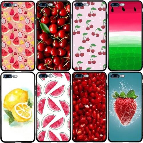Cover Case for Xiaomi Redmi Note 10 9 9S 9A 8 8T 7 6 7A 6A 5A 5 A1 A2 A3 Pro Max Plus Summer Fruit Watermelon Strawberry