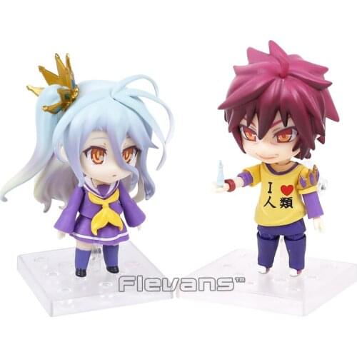 NO GAME NO LIFE Shiro 653 / Sora 652 PVC Action Figure Collectible Model Toy