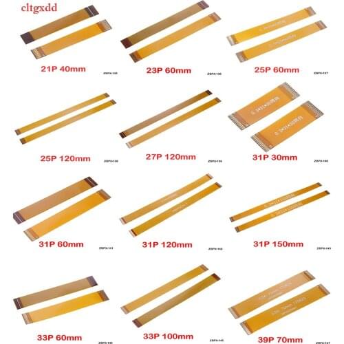 21/23/25/27/31/33/39 Pin FFC FPC flexible cable length 30/40/60/70/100/120/150mm