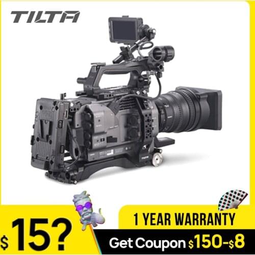 Tilta ES-T18-V FX9 Camera Cage for SONY PXW-FX9 Rig Camera V mount anton mount film camera cage support 15mm rod Baseplate
