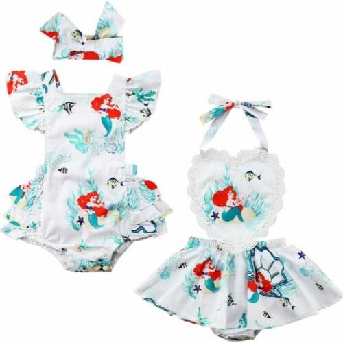 Fashion Toddler Baby Girls Sleeveless Cotton Lace Romper Jumpsuit Summer Outfit Clothes