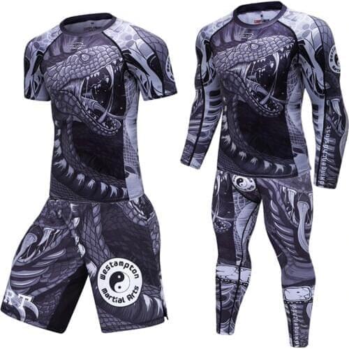 Men Tshirt+Pants MMA Boxing Muay Thai Shorts Rashguard kickboxing Sets Boxeo Fitness Sport suits Jersey Jiu Jitsu Bjj Gi T-shirt