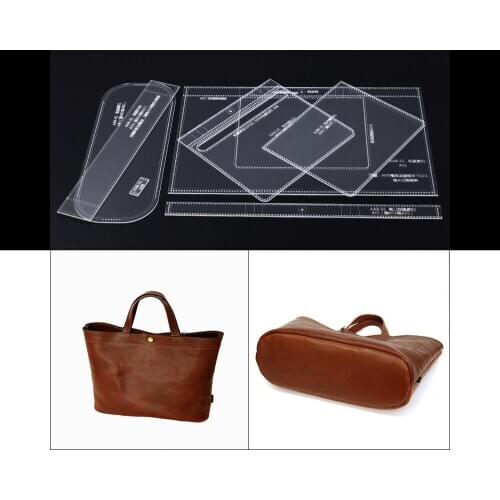 2020 New DIY Leather kraft handbag sewing pattern diy handmade craft template