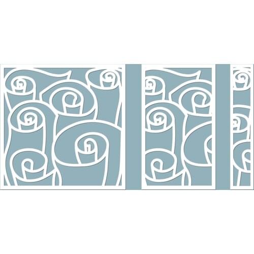 Scroll Abstract Lines Panels Metal Craft Dies Cutting For Diy Scrapbooking Paper Handmade Mold 2021 Embossing New