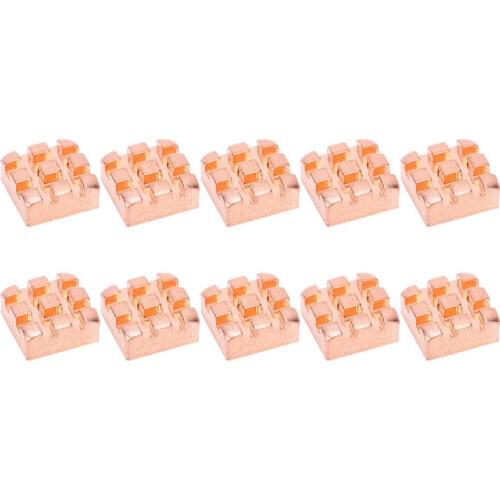 Heat Sink Brass Material Cooling for Power Boards for Electrical Appliances for Transistors for Tubes