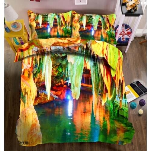 Luxury 3D Bedding Set Quilt Cover Set King Queen Twin Size Home Textiles Drop Ship tete de lit bed cover bed sheet decorate