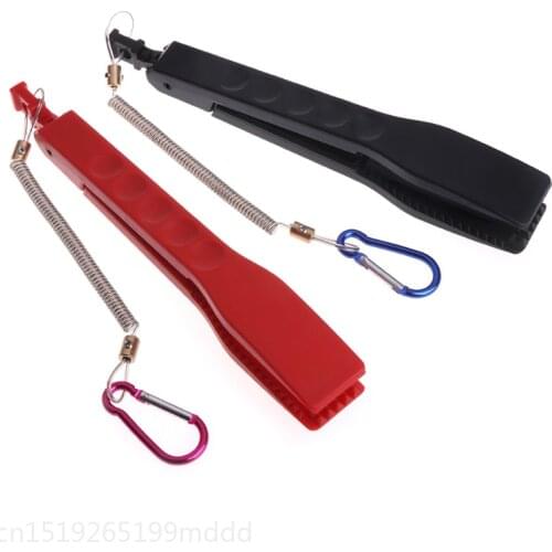 Fishing Body Tongs Gripper With Plastic Holder Switch Lock Catch Fishing Gear