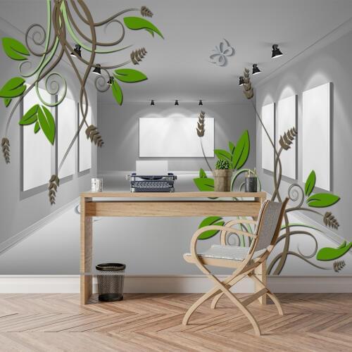 Self Adhesive Space Floral 3d Photo Mural Wallpaper Wall Paper 3d Papers Home Decor Wallpapers for Living Room Murals Walls Roll