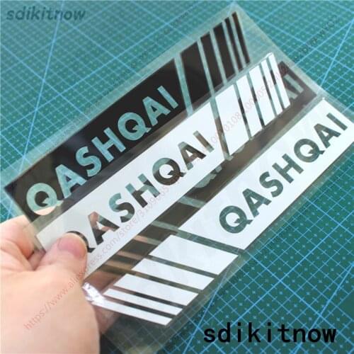 2pcs/lot Car Rearview Mirror Sports Sticker Sports Decal Decoration For For NISSAN QASHQAI J10 J11 2018 2019 2011 2008 accessory