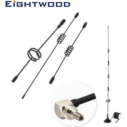 Eightwood 820 - 2170 MHz 4G LTE Antenna CRC9 Male 10DBi Magnetic Mount 300cm Extension Cable for Huawei E156G E160g E169g K4505