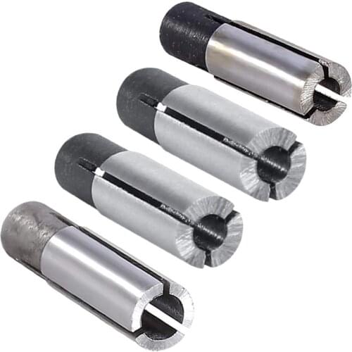 5Pcs 6mm to 3.175mm High Precision Power Collet Chuck CNC Adapter For Engraving Tools Bits And CNC Router Parts
