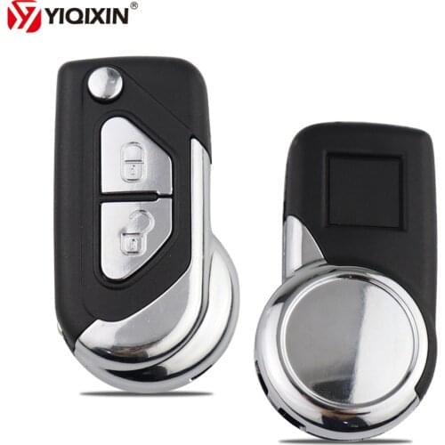 YIQIXIN 2/3 Button Flip Folding Remote Key Shell For Citroen DS3 For Puegeot Uncut VA2 Key Blade Replacement Cover Case