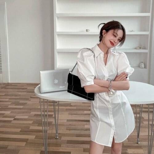 Womens Dresses Japanese Harajuku Vintage Ladies Ulzzang Solid Pleated Ins Lazy Dress Female Korean Kawaii Clothing For Women