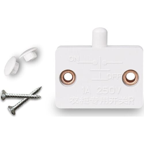 10pcs Wardrobe Light Switch Door Switch Automatic Lighting For Bedside Table Wine Cabinet Cupboard Door Control