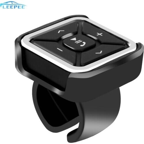 Smartphone Control Steering Wheel Remote Control for Android IOS for Media MP3 Music Play Portable Wireless Bluetooth